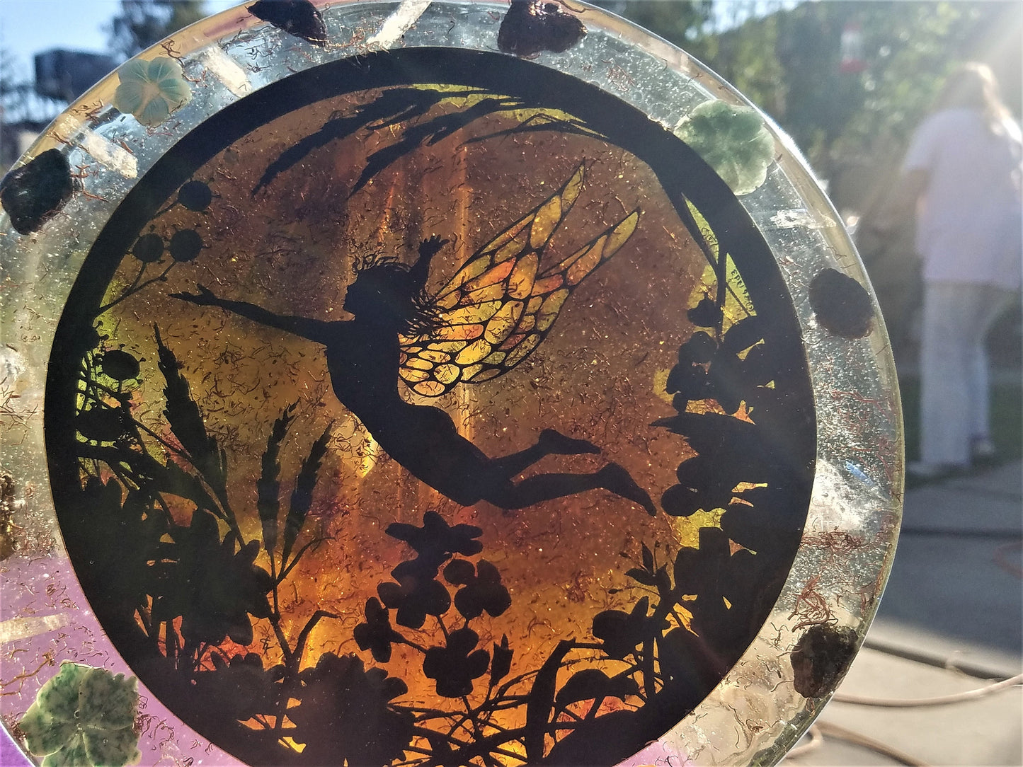 Fairy Plate / Orgone /Crystals