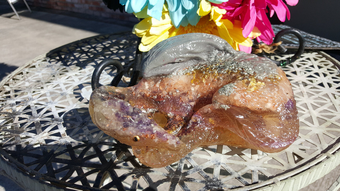 Leda / Laying Dragon | Crystals / Orgone