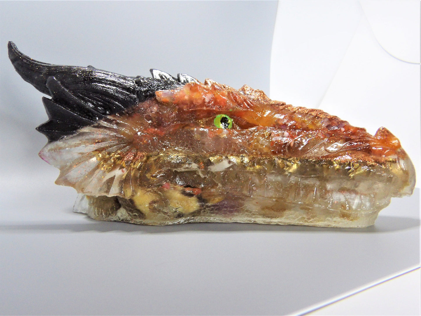 Kamani Large Orgone Dragon Head