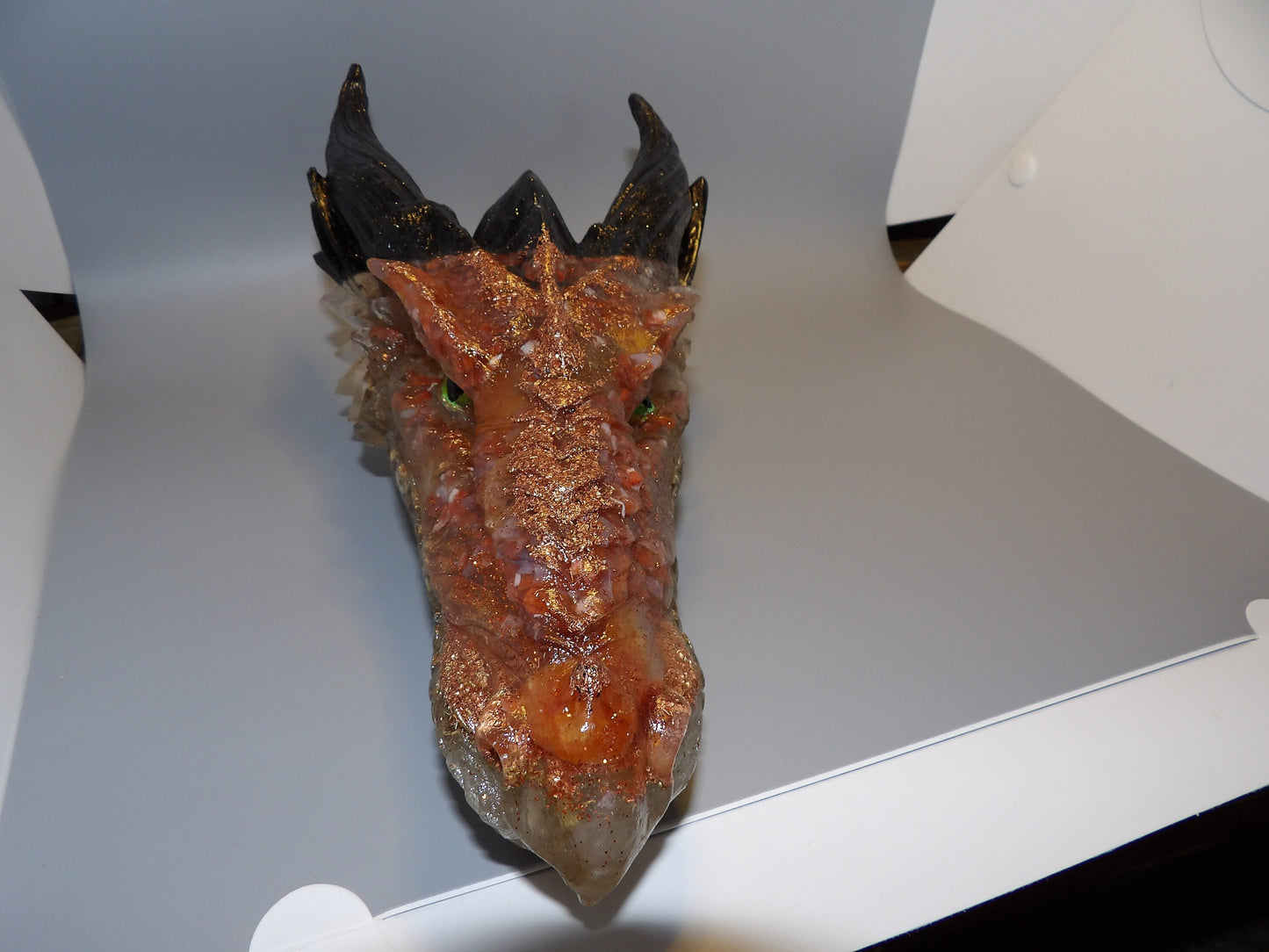 Kamani Large Orgone Dragon Head