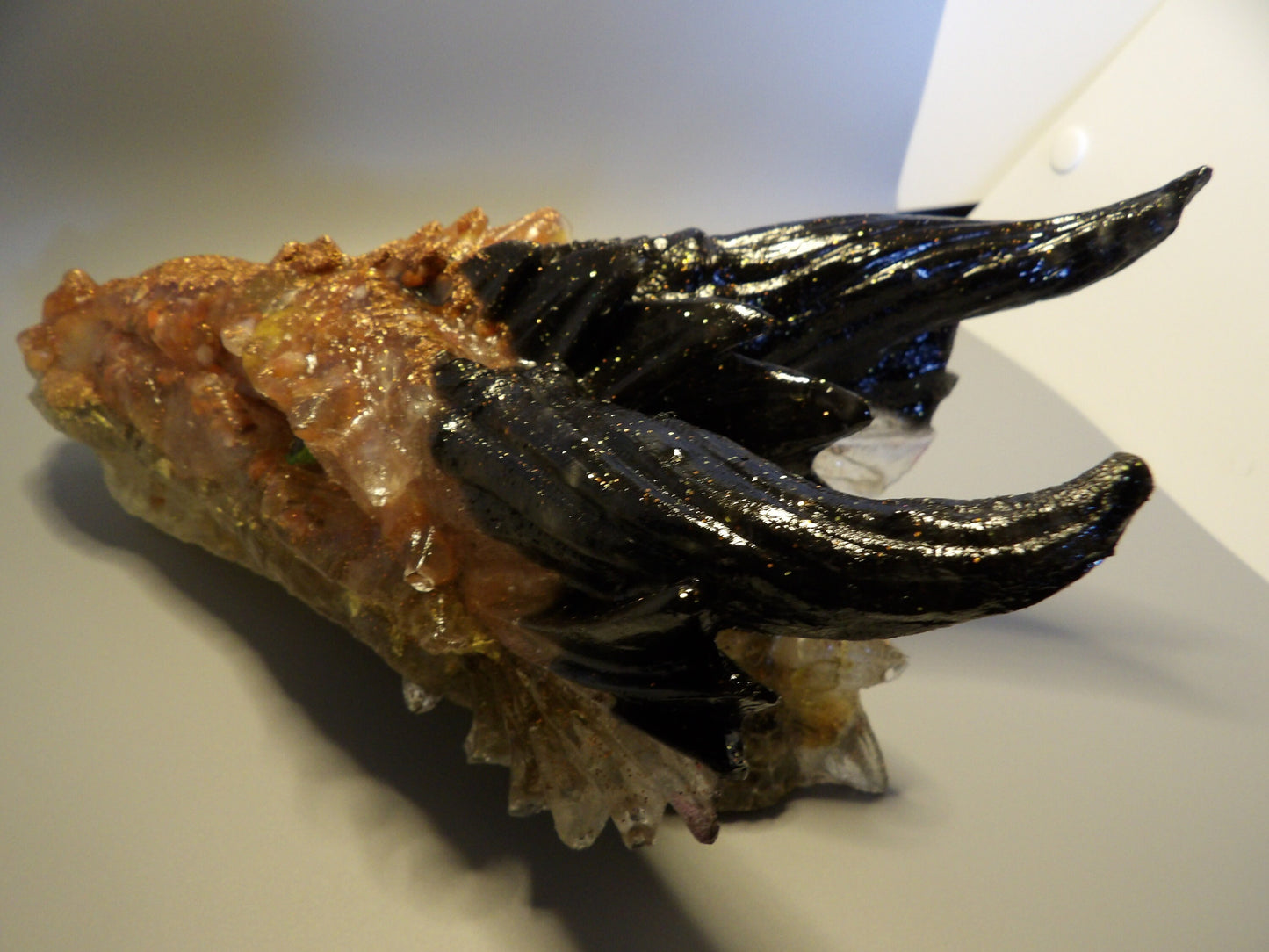 Kamani Large Orgone Dragon Head
