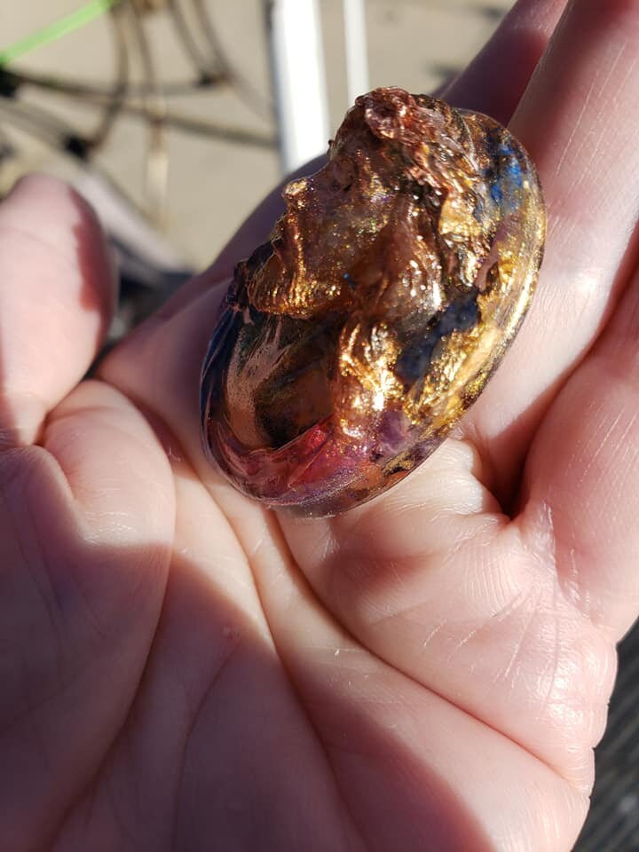 Rainbow Jesus Cabochon