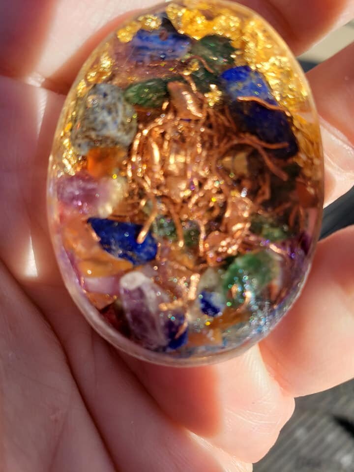 Rainbow Jesus Cabochon