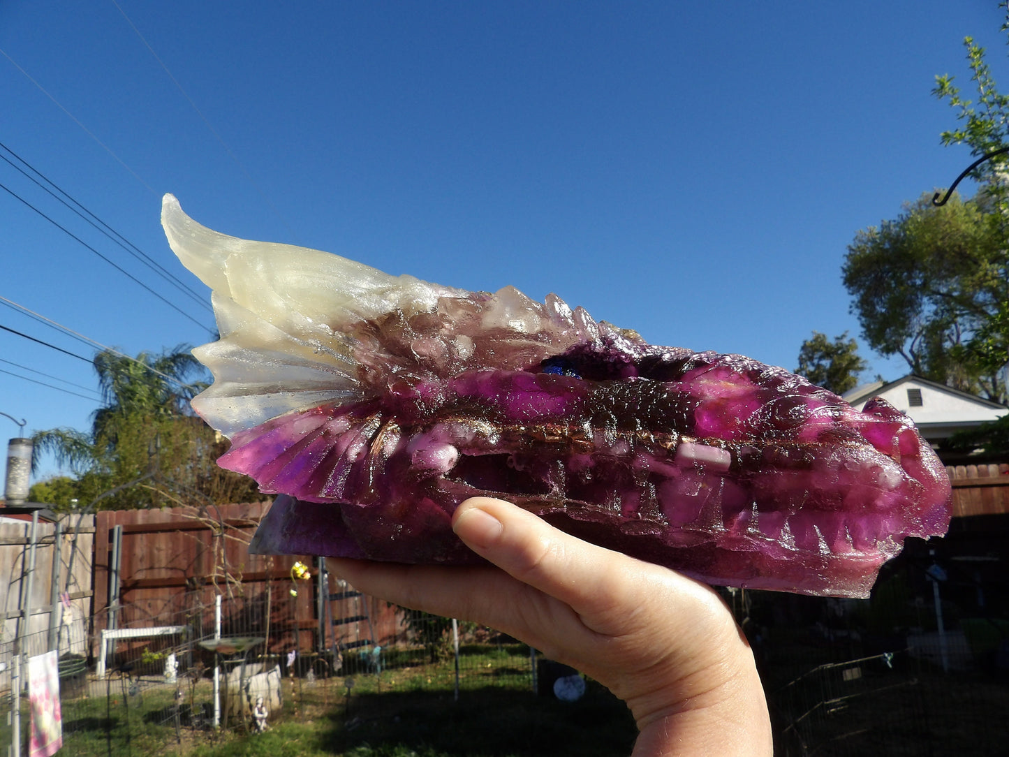 Lejeiera Large Orgone Dragon Head